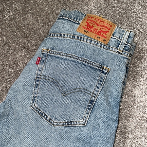 Men’s Levi’s 512 jeans, size 34x30, ripped style - Picture 3 of 3